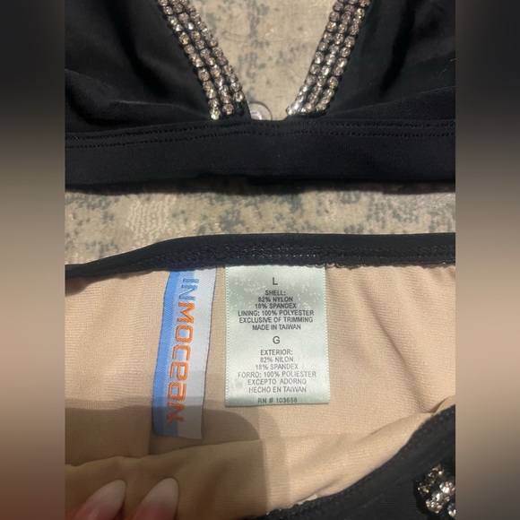 Rhinestone bling bikini bathing suit - Picture 3 of 4